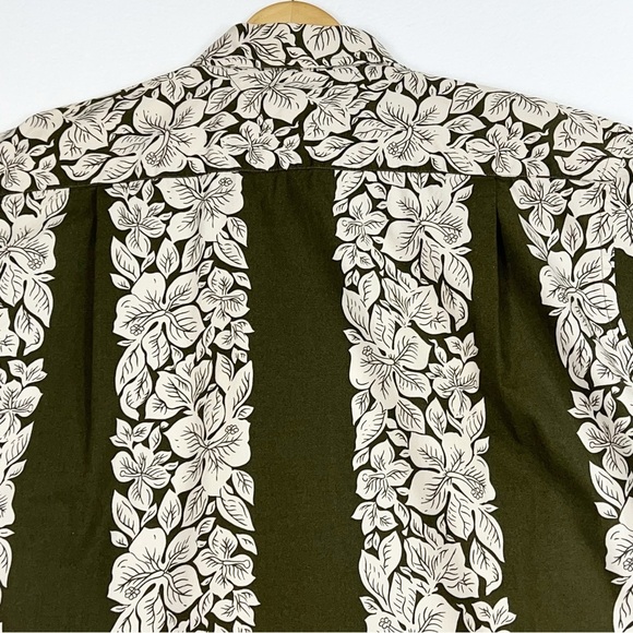 Tommy Hilfiger Hawaiian short sleeve Tiki floral size medium - Picture 4 of 13